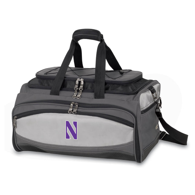 Northwestern Wildcats Buccaneer Portable Charcoal Grill & Cooler Tote