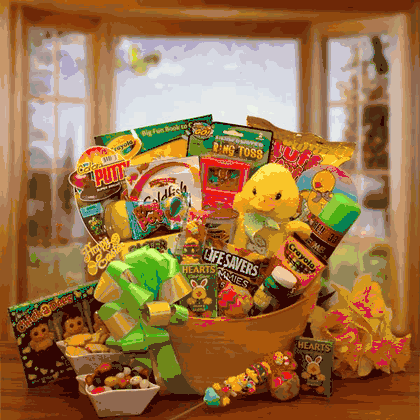 Easter Sunshine Little Duckling Gift Pail
