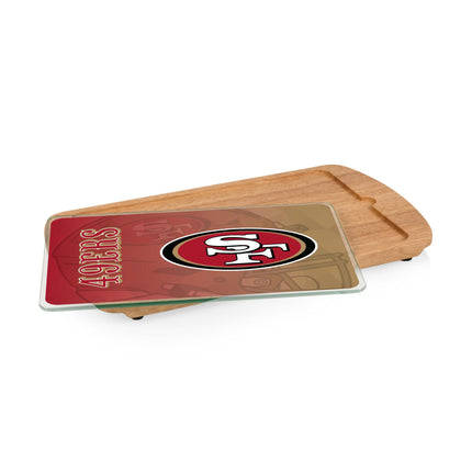 San Francisco 49ers - Billboard Glass Top Serving Tray