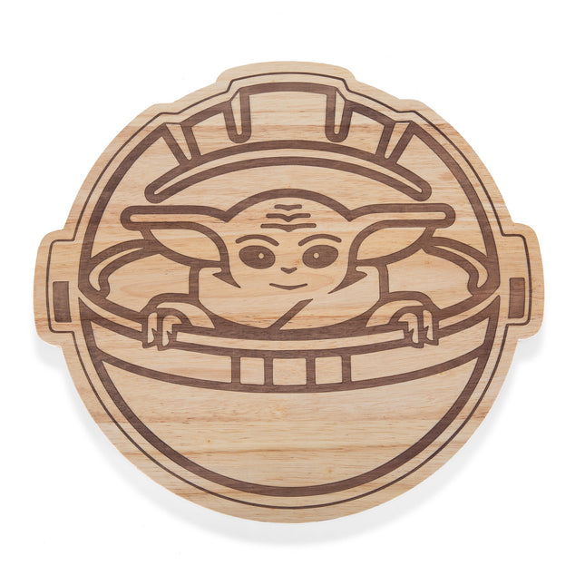 Mandalorian Grogu Buggy - 16" Serving Board