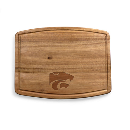 Kansas State Wildcats - Ovale Acacia Cutting Board