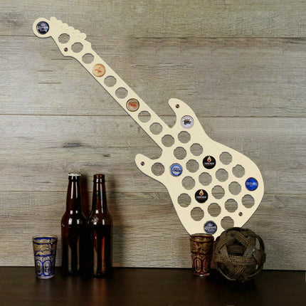 Electric Guitar Beer Cap Holder
