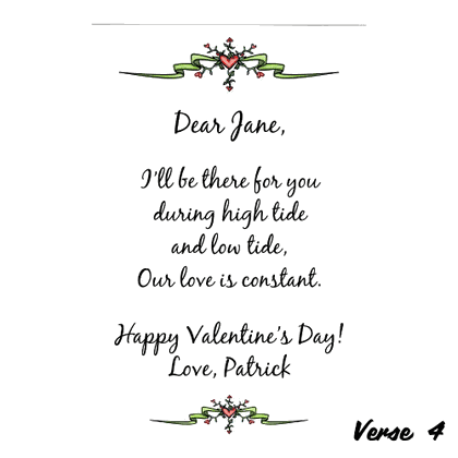 Endless Love Personalized Message in a Bottle