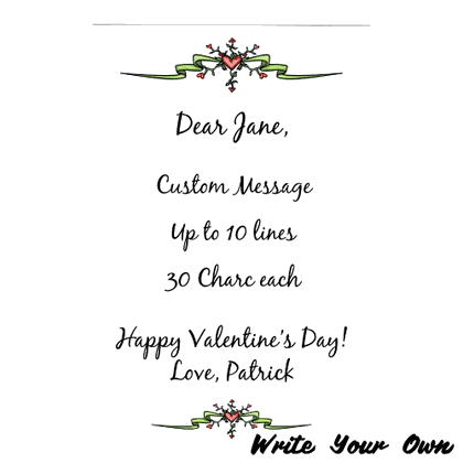 Endless Love Personalized Message in a Bottle