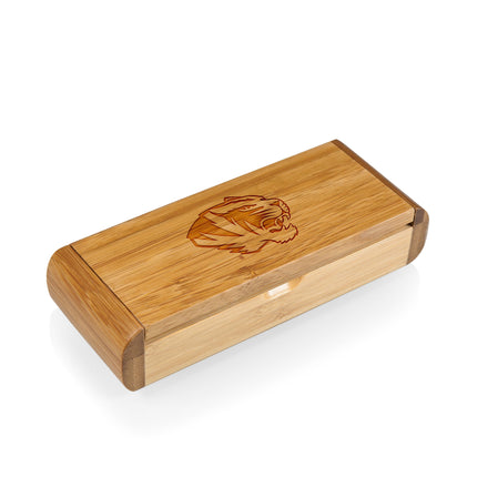 Mizzou Tigers - Elan Deluxe Corkscrew In Bamboo Box