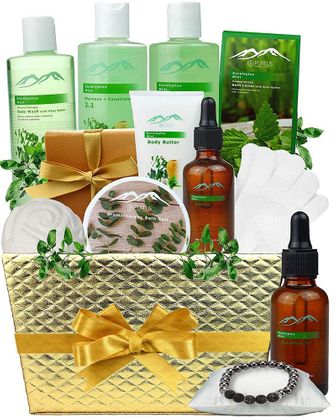Eucalyptus Mint Aromatherapy Spa Basket