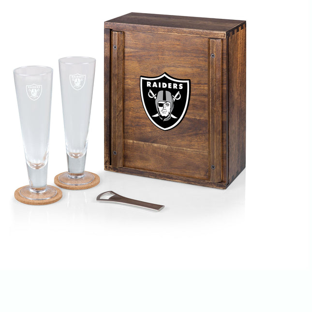 Las Vegas Raiders - Pilsner Beer Glass Gift Set