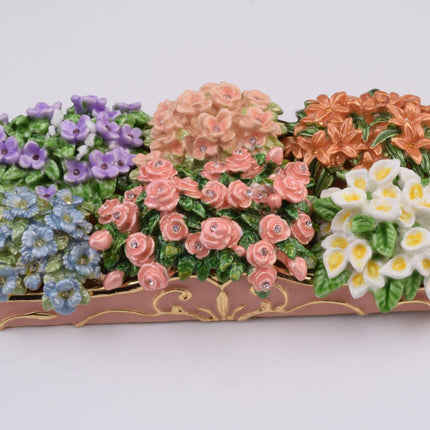 Florist Cat Trinket Box