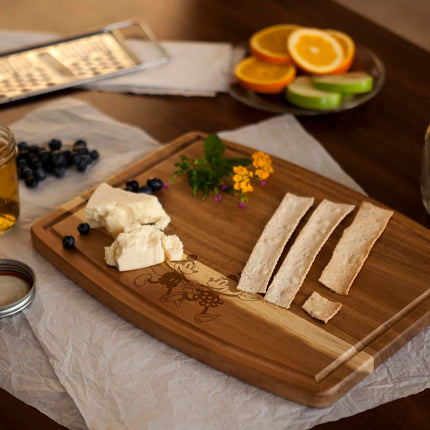 Mickey & Minnie Mouse - Ovale Acacia Cutting Board
