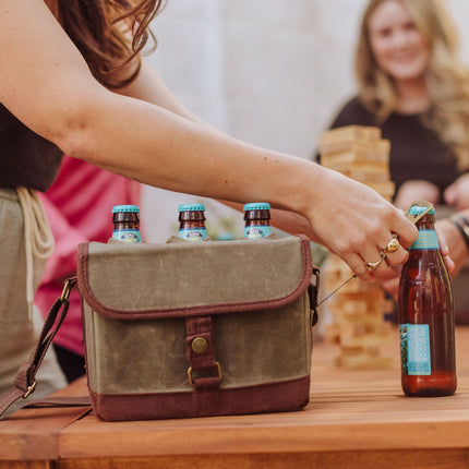 Beer Caddy Cooler Tote with Opener