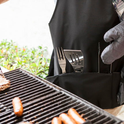 BBQ Apron Tote Pro Grill Set