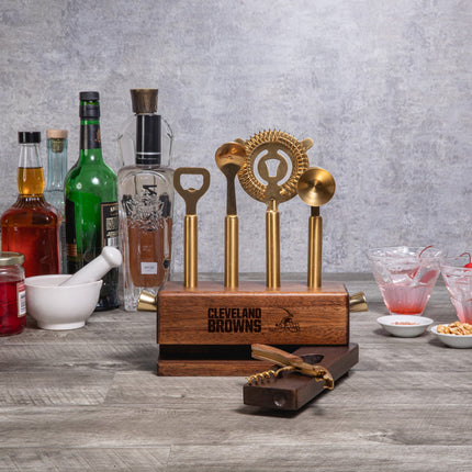 Cleveland Browns - Sidecar 5-Piece Bar Tool Set