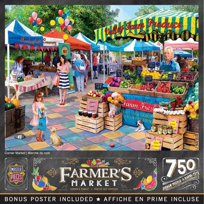 Farmer's Market - Corner Market 750 Piece Puzzle