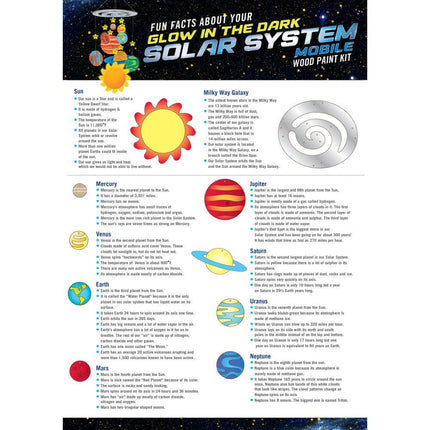 NASA - Solar System Mobile Wood Craft & Paint Kit