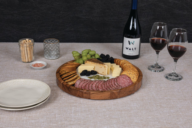 Isla Serving Platter with Marble Cheeseboard Insert