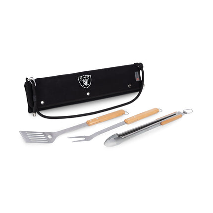 Las Vegas Raiders - BBQ Roll Up 3 Piece Set