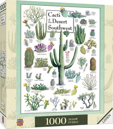Field Guide Cacti of the Desert Southwest 1000 Piece Puzzle