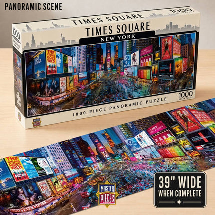 Times Square, New York 1000 Piece Panoramic Jigsaw Puzzle