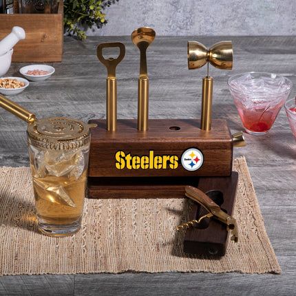 Pittsburgh Steelers - Sidecar 5-Piece Bar Tool Set