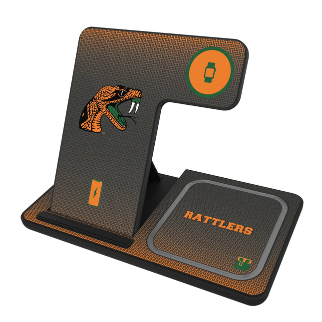 Florida A&M University Rattlers Linen 3 in 1 Charging Station