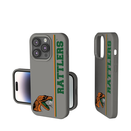 Florida A&M University Rattlers Sidebar Soft Touch Phone Case for Apple iPhone