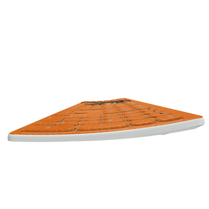 Florida A&M University Rattlers Solid Curved Wireless Keyboard