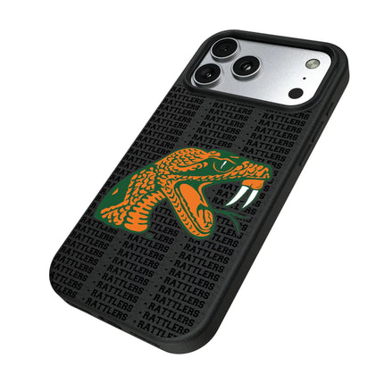 Florida A&M University Rattlers Text Backdrop MagSafe Compatible Phone Case for Apple iPhone