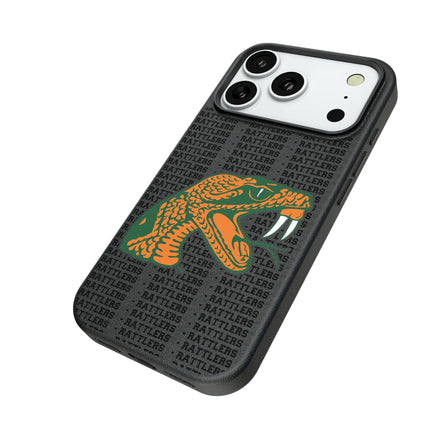 Florida A&M University Rattlers Text Backdrop MagSafe Compatible Phone Case for Apple iPhone