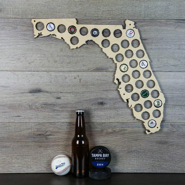 Florida Beer Cap Map