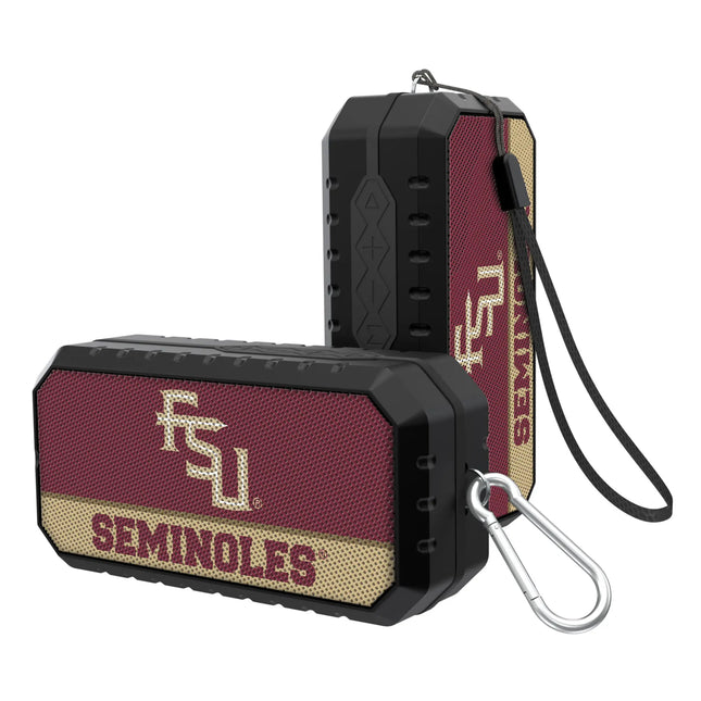 Florida State University Seminoles Athletic Wordmark Endzone Solid Bluetooth Speaker
