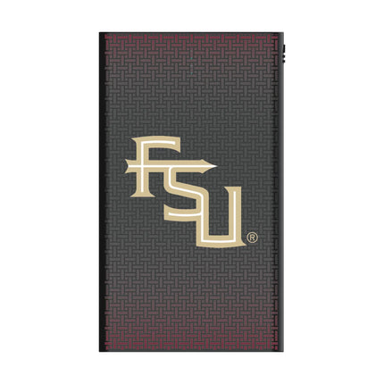 Florida State University Seminoles Athletic Wordmark Linen 5000mAh Flat Powerbank