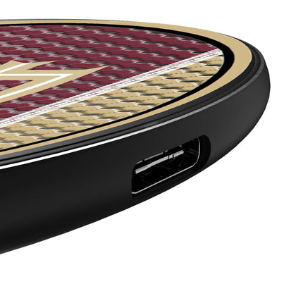 Florida State University Seminoles Athletic Wordmark Mesh 15-Watt Wireless Charger