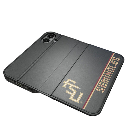 Florida State University Seminoles Athletic Wordmark Sidebar Folio 2.0 Case for Apple iPhone