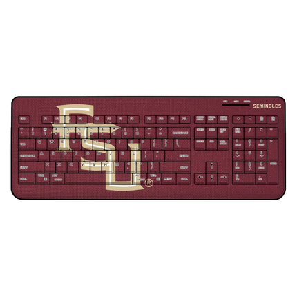 Florida State University Seminoles Athletic Wordmark Solid Wireless USB Keyboard