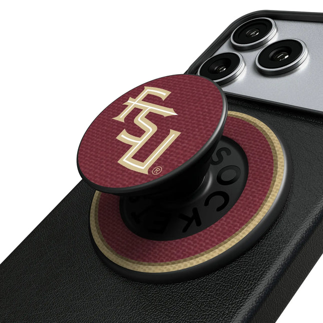 Florida State University Seminoles Athletic Wordmark Stripe PopSockets Magnetic Phone Grip and Stand