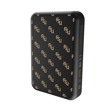Florida State University Seminoles Fashion Pattern Wireless Mag Power Bank