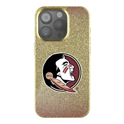 Florida State University Seminoles Linen Bling Phone Case for Apple iPhone