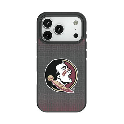 Florida State University Seminoles Linen Bump Phone Case for Apple iPhone