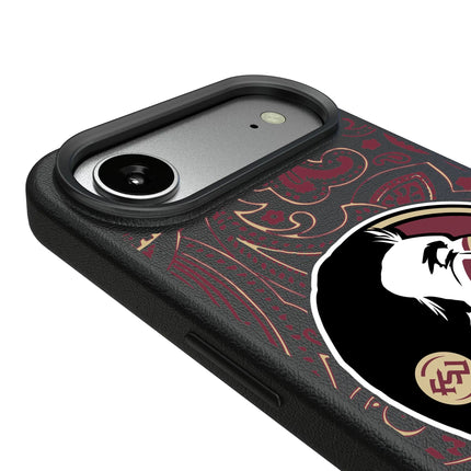 Florida State University Seminoles Paisley MagSafe Compatible Phone Case for Apple iPhone