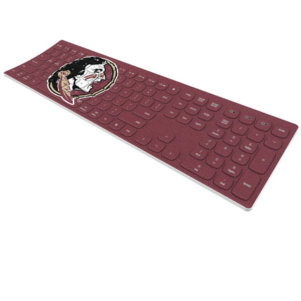 Florida State University Seminoles Solid Curved Wireless Keyboard