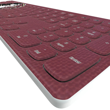 Florida State University Seminoles Solid Curved Wireless Keyboard