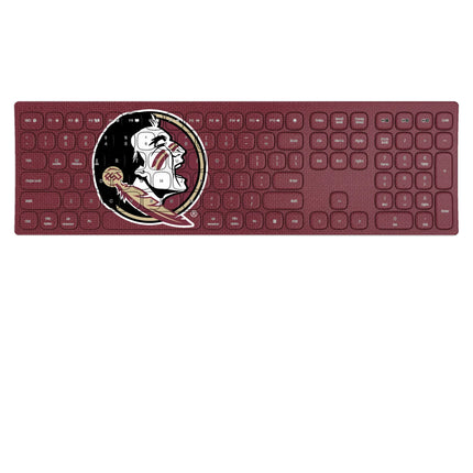 Florida State University Seminoles Solid Curved Wireless Keyboard