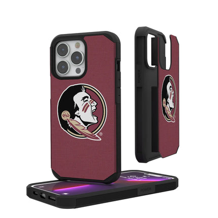 Florida State University Seminoles Solid Rugged Phone Case for Apple iPhone