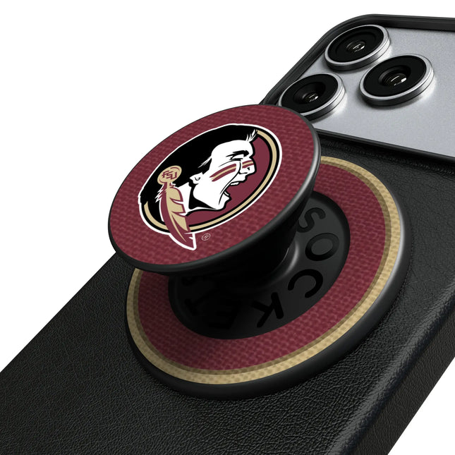 Florida State University Seminoles Stripe PopSockets Magnetic Phone Grip and Stand