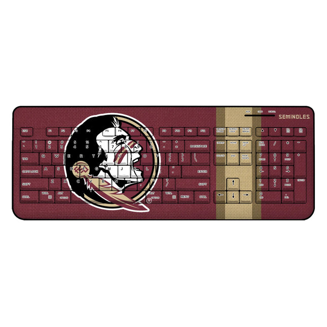 Florida State University Seminoles Stripe Wireless USB Keyboard