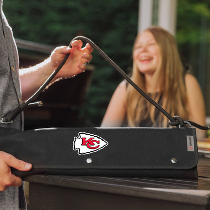 Kansas City Chiefs - BBQ Roll Up 3 Piece Set