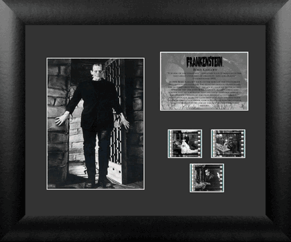 Frankenstein Boris Karloff 1931 Limited Edition Double FilmCells Presentation
