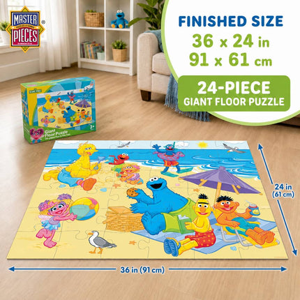 Sesame Street - Fun in The Sun 24 Piece Floor Jigsaw Puzzle