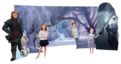 Frozen Scene Cardboard Cutout
