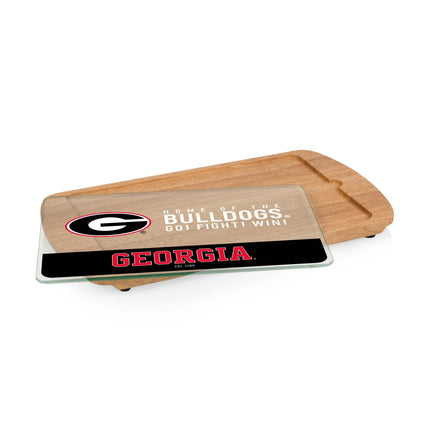 Georgia Bulldogs - Billboard Glass Top Serving Tray